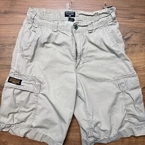 Vtg Polo Jeans‎ Co Ralph Lauren Cargo Shorts Men 31 Military Surplus Khaki READ